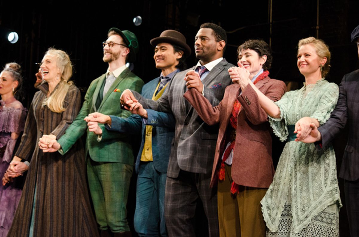 The cast of The Unsinkable Molly Brown at 