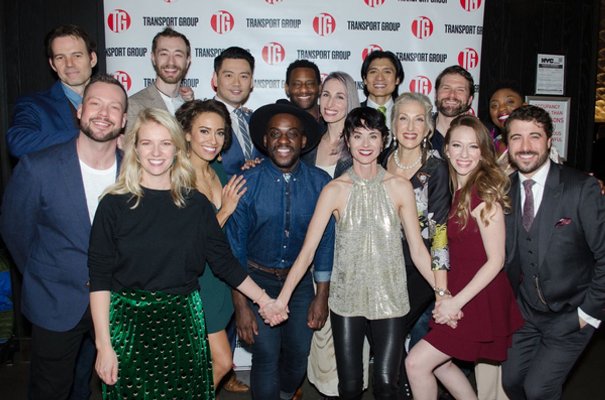 The cast of The Unsinkable Molly Brown  at 