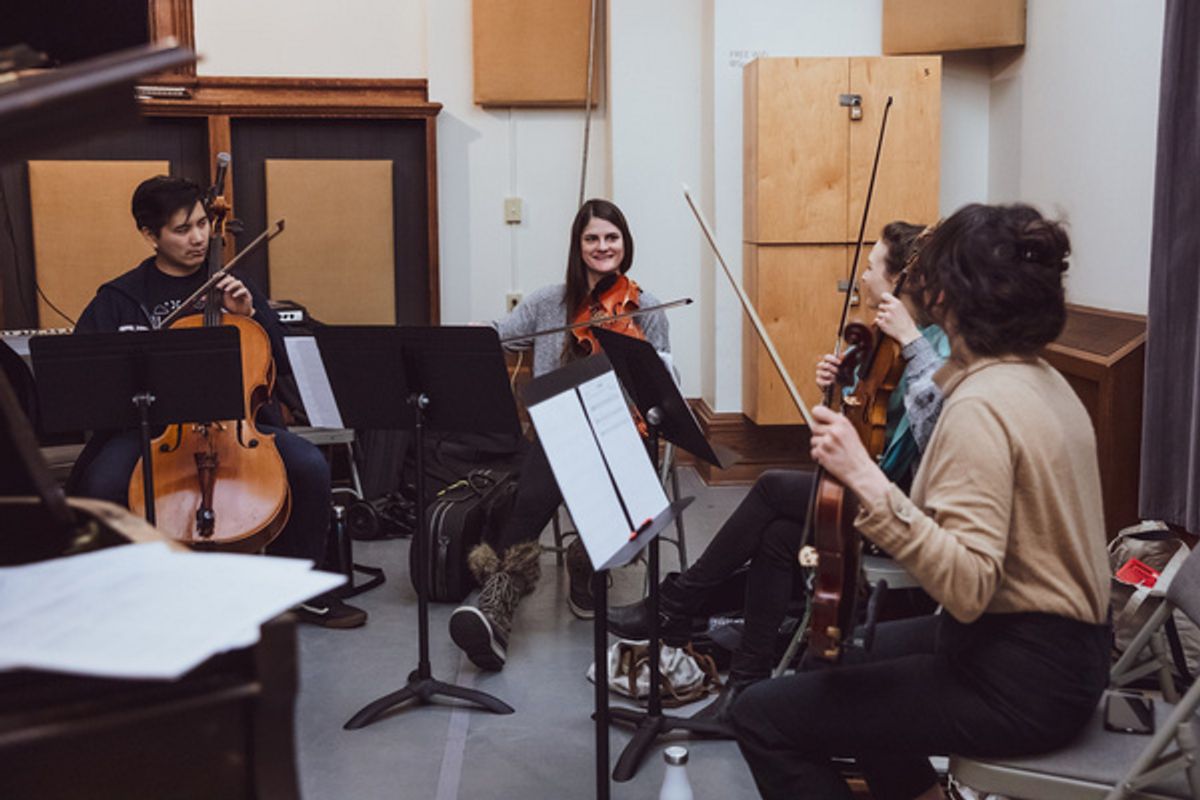 Jon Chen, Sarah Elizabeth Haines, Claire Wellin, Camellia Hartman at 