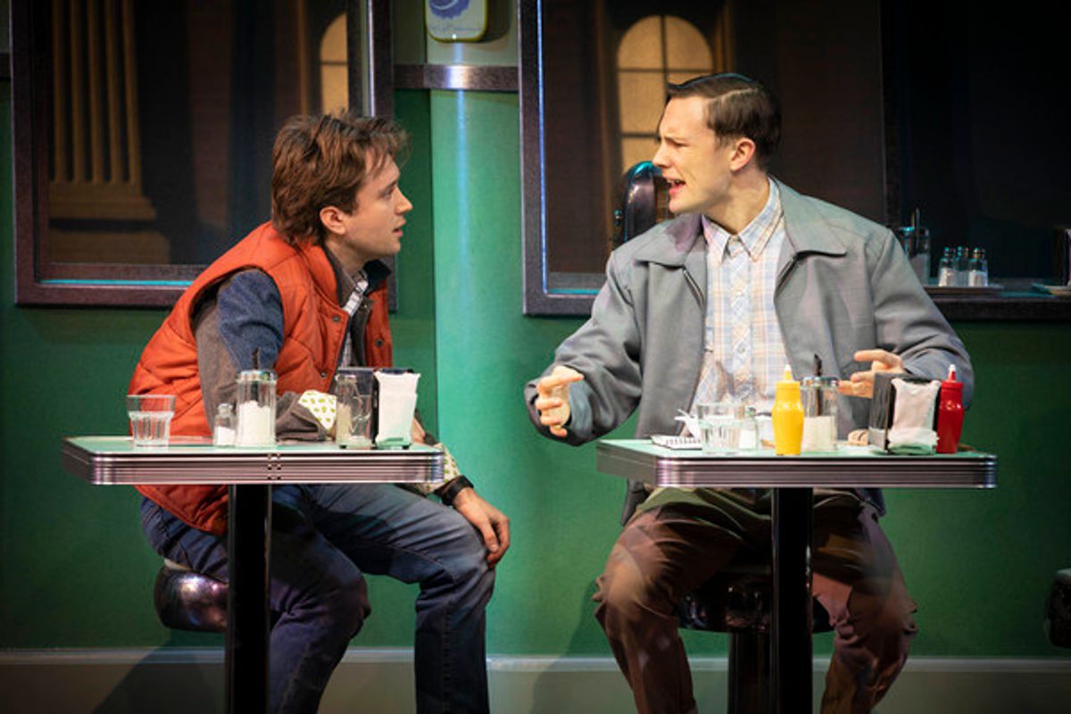 Olly Dobson and Hugh Coles at 