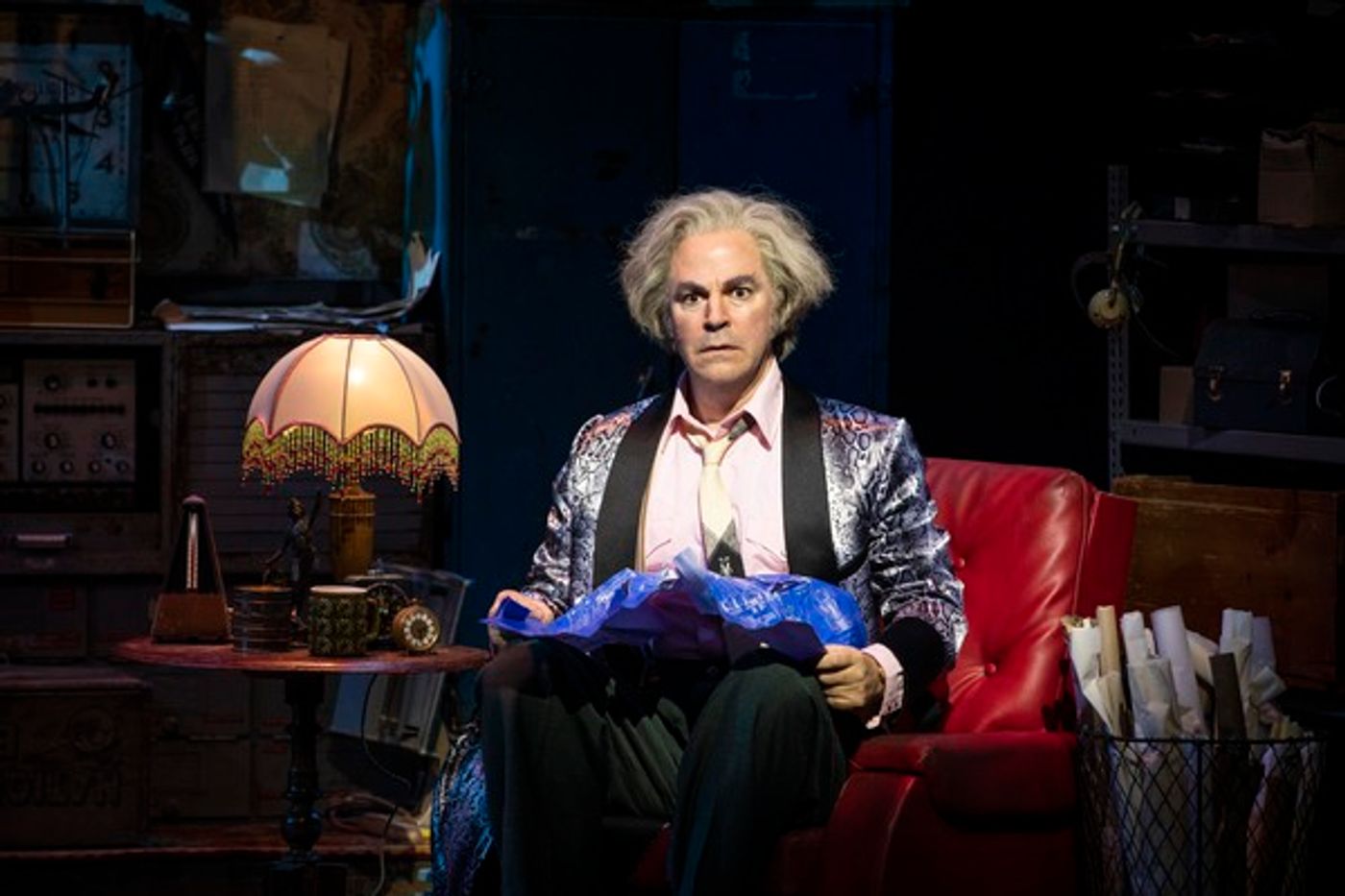 Photo Flash: First Look at Roger Bart, Olly Dobson, and the Cast of BACK TO THE FUTURE in Action!  Image