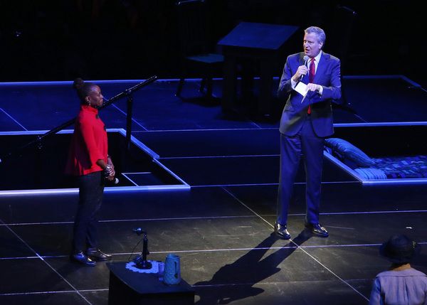Chirlane McCray and husband NYC Mayor Bill de Blasio  Photo