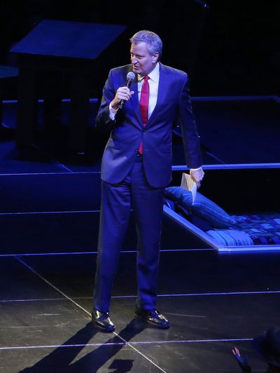 NYC Mayor Bill de Blasio  Photo