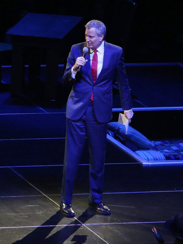 NYC Mayor Bill de Blasio  Photo