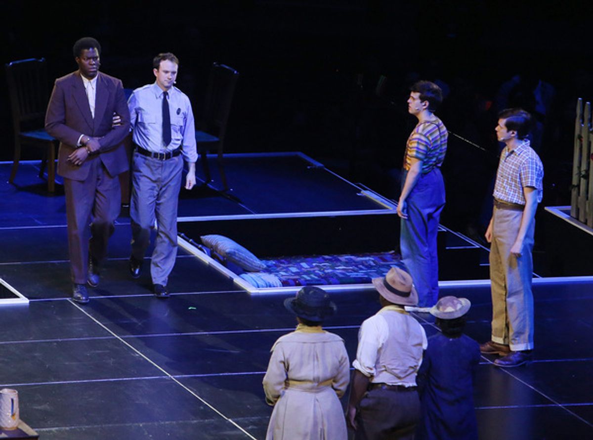 Kyle Scatliffe, Taylor Trensch, Nick Robinson and cast  at 