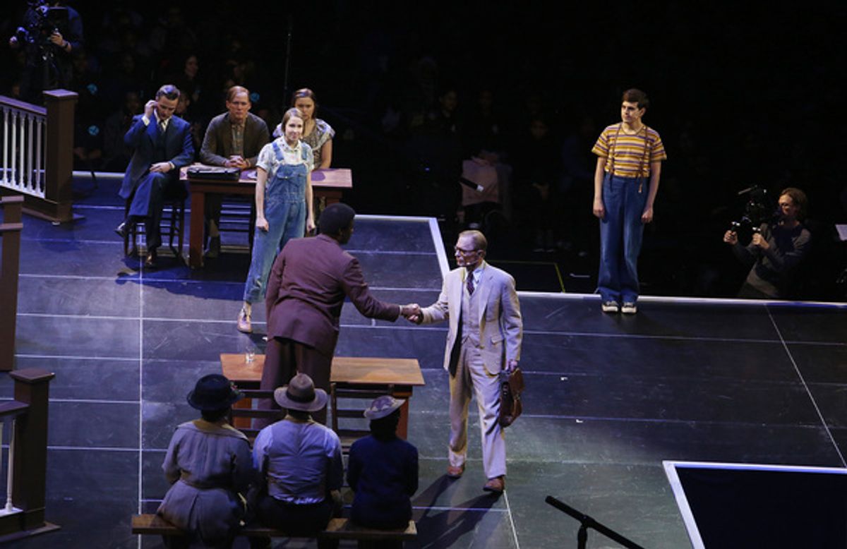 Nina Grollman, Kyle Scatliffe, Ed Harris, Taylor Trensch  at 