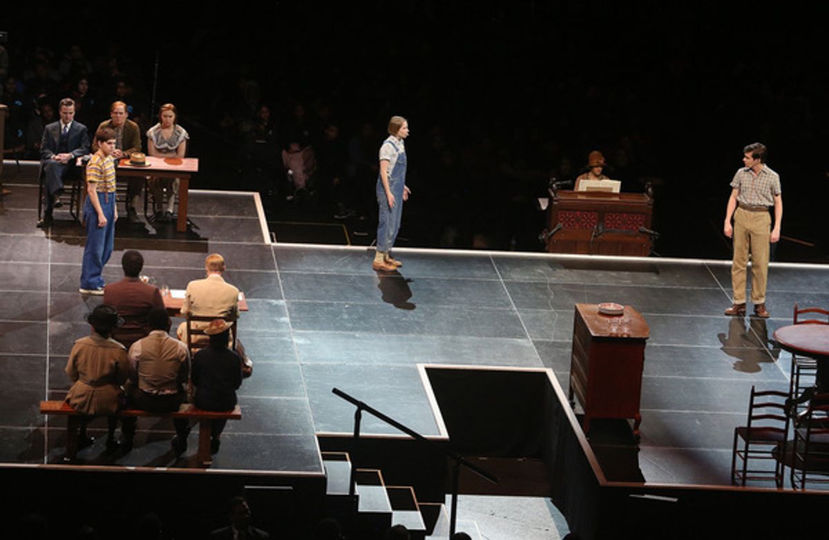 Taylor Trensch, Nina Grollman, Nick Robinson and cast  at 