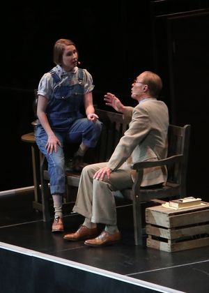 Nina Grollman and Ed Harris  Photo