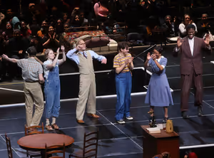 Nick Robinson, Nina Grollman, Ed Harris, Taylor Trensch, Lisa Gay Hamilton and Kyle S Photo