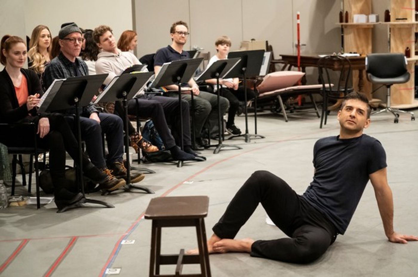 Photo Flash: Go Inside Rehearsals for FLYING OVER SUNSET with Carmen Cusack, Tony Yazbeck, Harry Hadden-Paton & More  Image