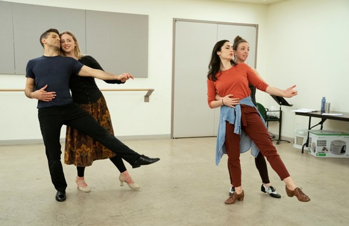 Tony Yazbeck, Emily Pynenburg, Melinda Sullivan and Michelle Dorrance at 