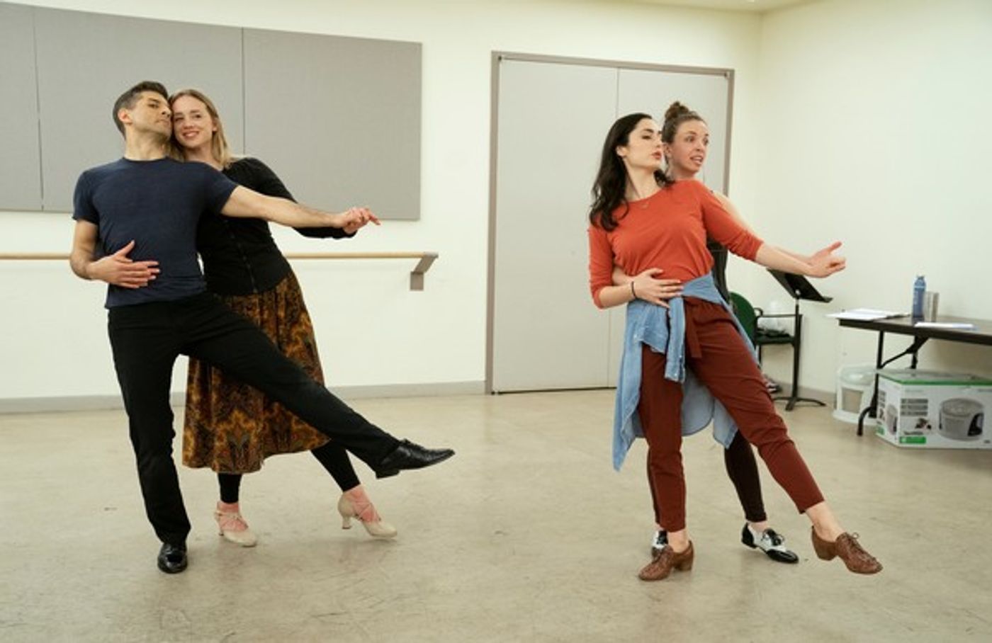 Photo Flash: Go Inside Rehearsals for FLYING OVER SUNSET with Carmen Cusack, Tony Yazbeck, Harry Hadden-Paton & More  Image