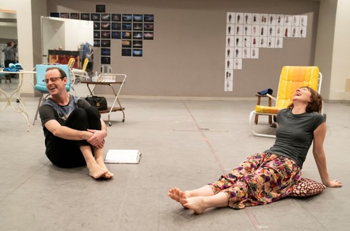 Harry Hadden-Paton and Carmen Cusack  at 