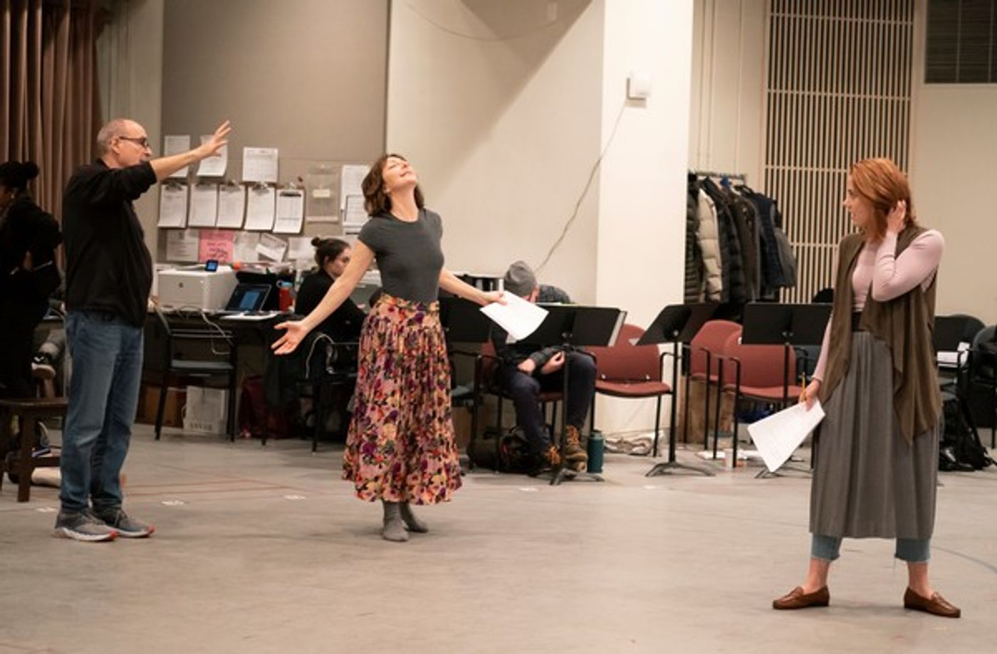 Photo Flash: Go Inside Rehearsals for FLYING OVER SUNSET with Carmen Cusack, Tony Yazbeck, Harry Hadden-Paton & More  Image