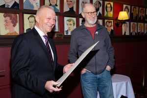 Max Klimavicius, James Cromwell @ BroadwayWorld Max Klimavicius, James Cromwell Photo