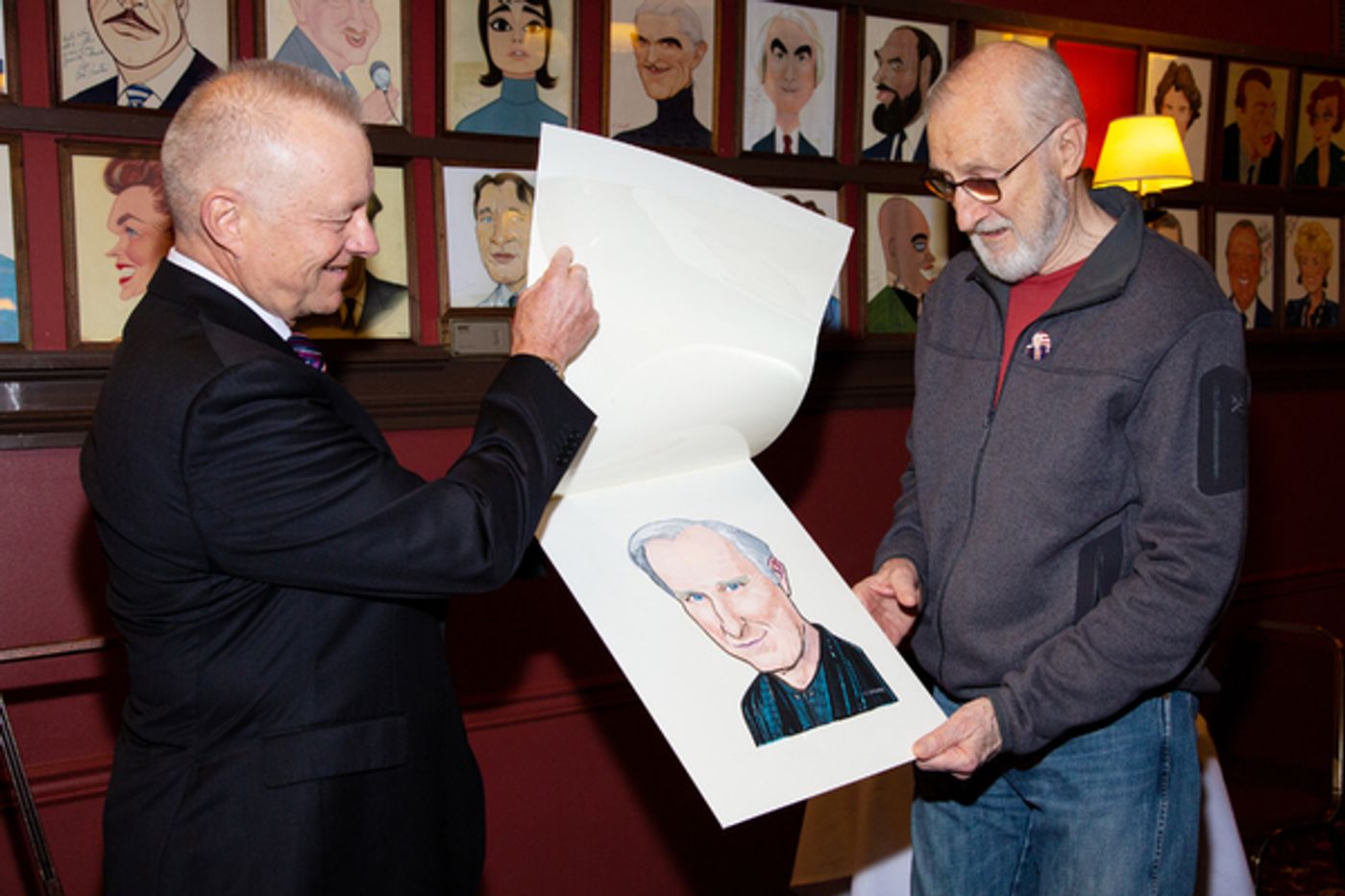 Photo Coverage: James Cromwell Receives Portrait at Sardi's Photo Coverage: James Cromwell Receives Portrait at Sardi's Image