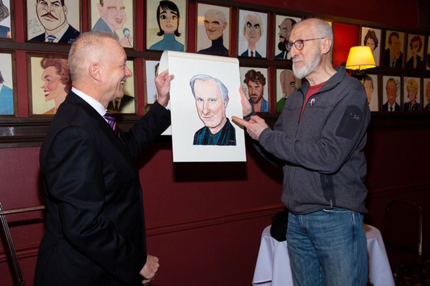 Photo Coverage: James Cromwell Receives Portrait at Sardi's Photo Coverage: James Cromwell Receives Portrait at Sardi's Image