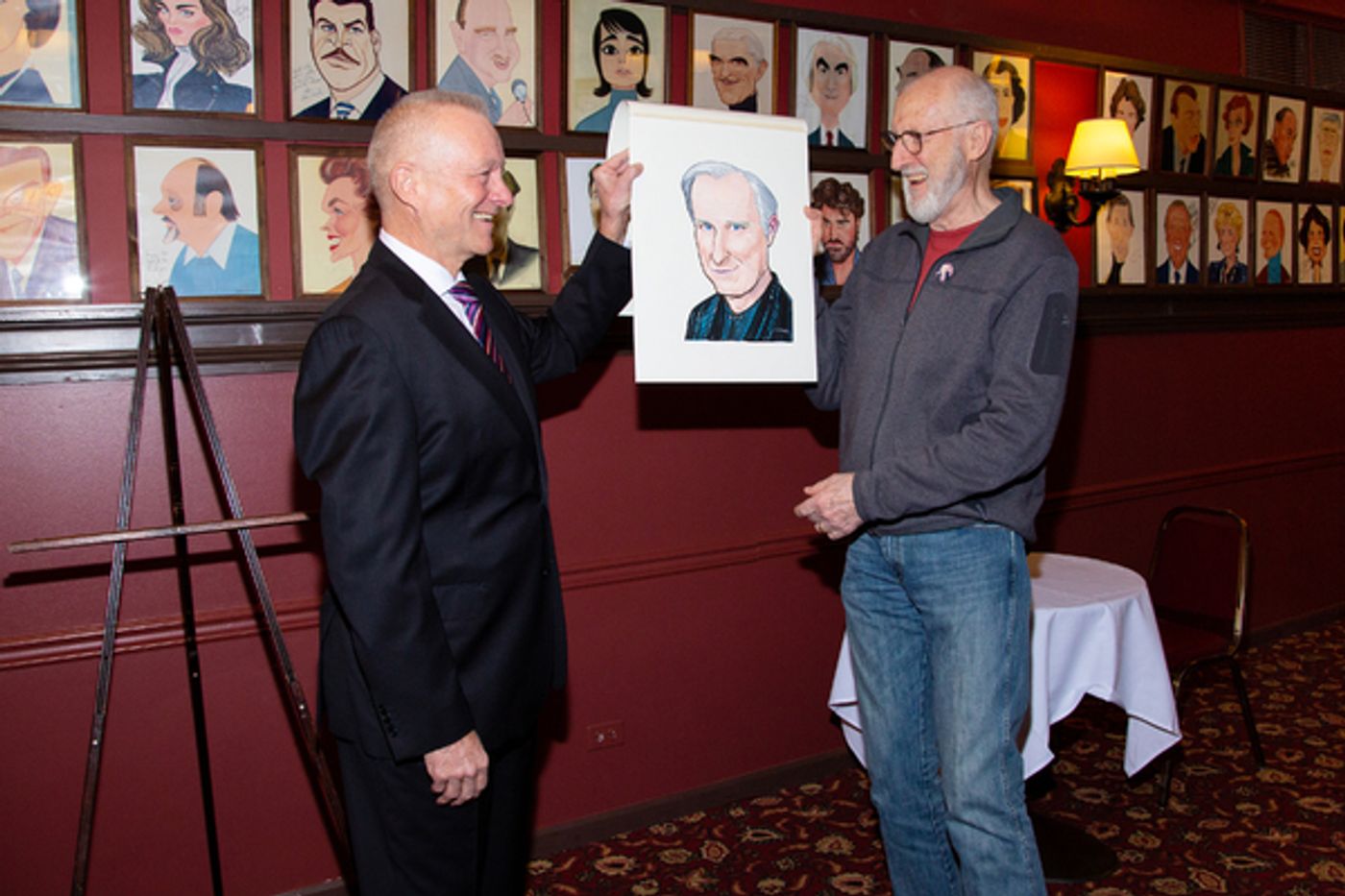 Photo Coverage: James Cromwell Receives Portrait at Sardi's Photo Coverage: James Cromwell Receives Portrait at Sardi's Image