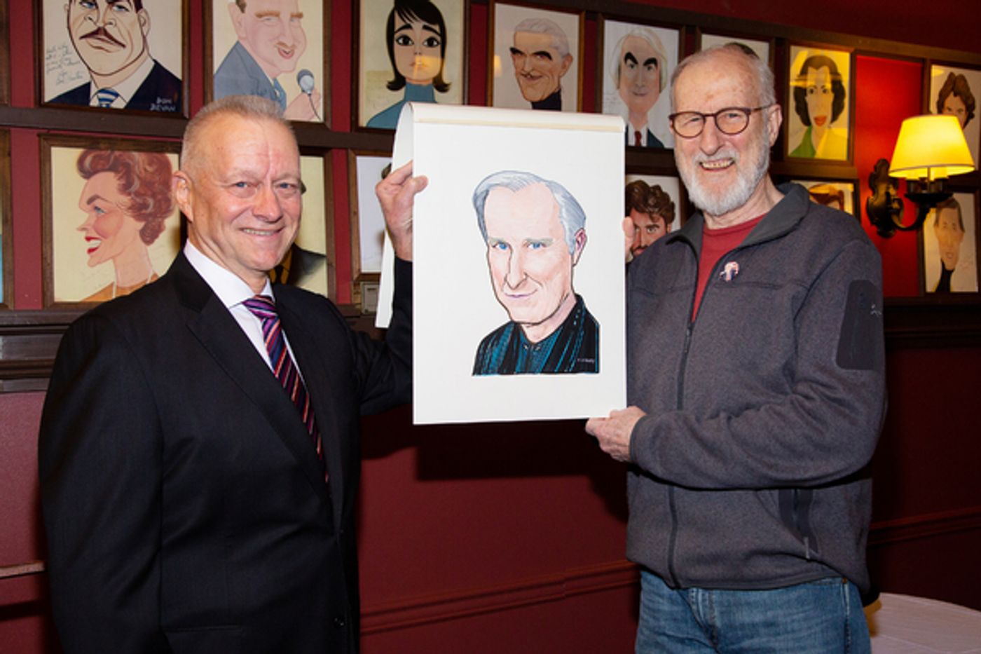 Photo Coverage: James Cromwell Receives Portrait at Sardi's Photo Coverage: James Cromwell Receives Portrait at Sardi's Image