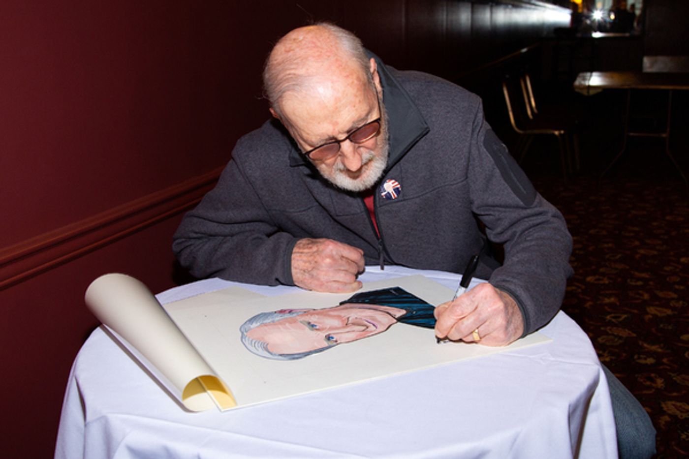 Photo Coverage: James Cromwell Receives Portrait at Sardi's  Image