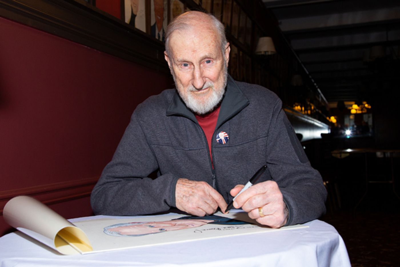 Photo Coverage: James Cromwell Receives Portrait at Sardi's  Image