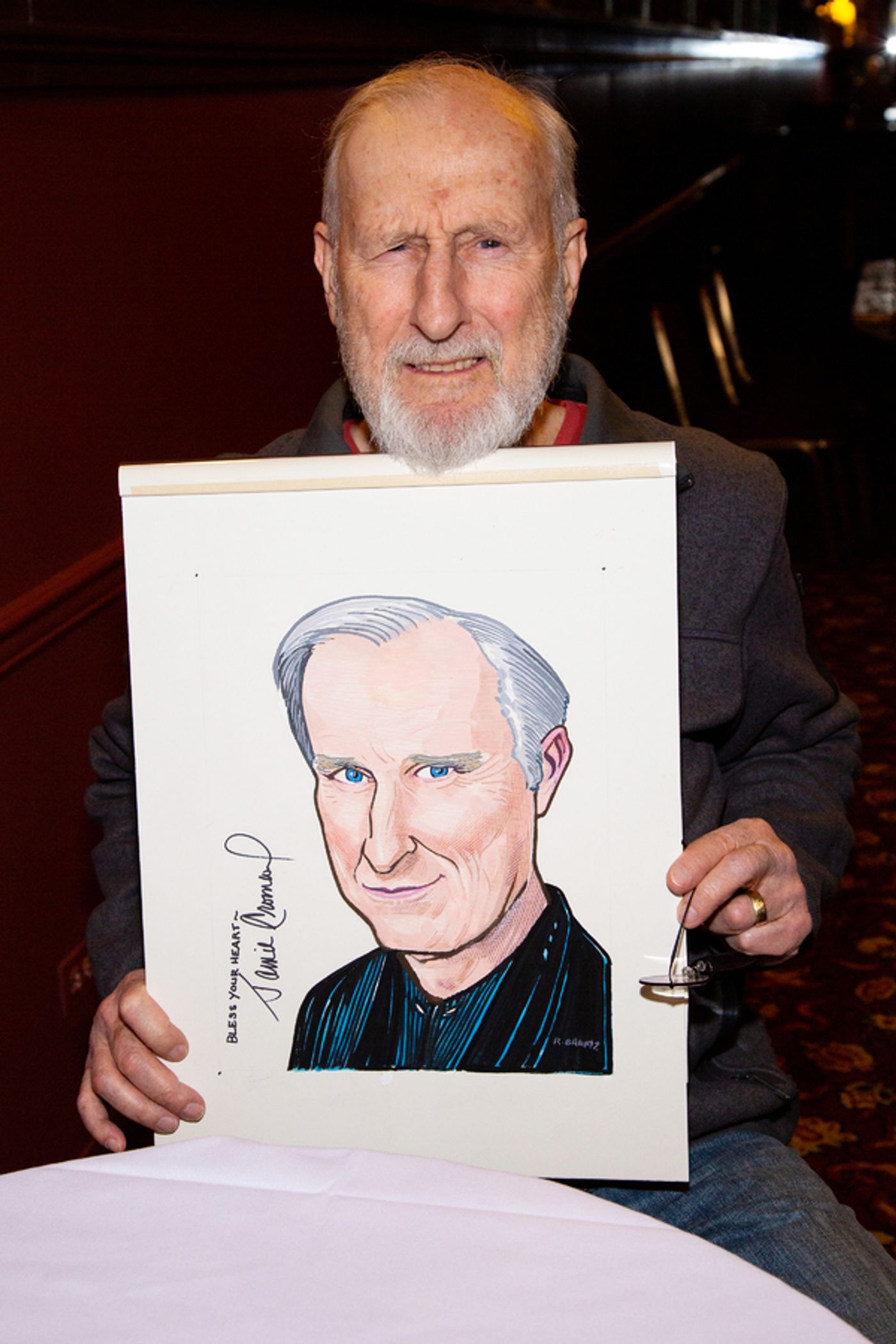Photo Coverage: James Cromwell Receives Portrait at Sardi's  Image