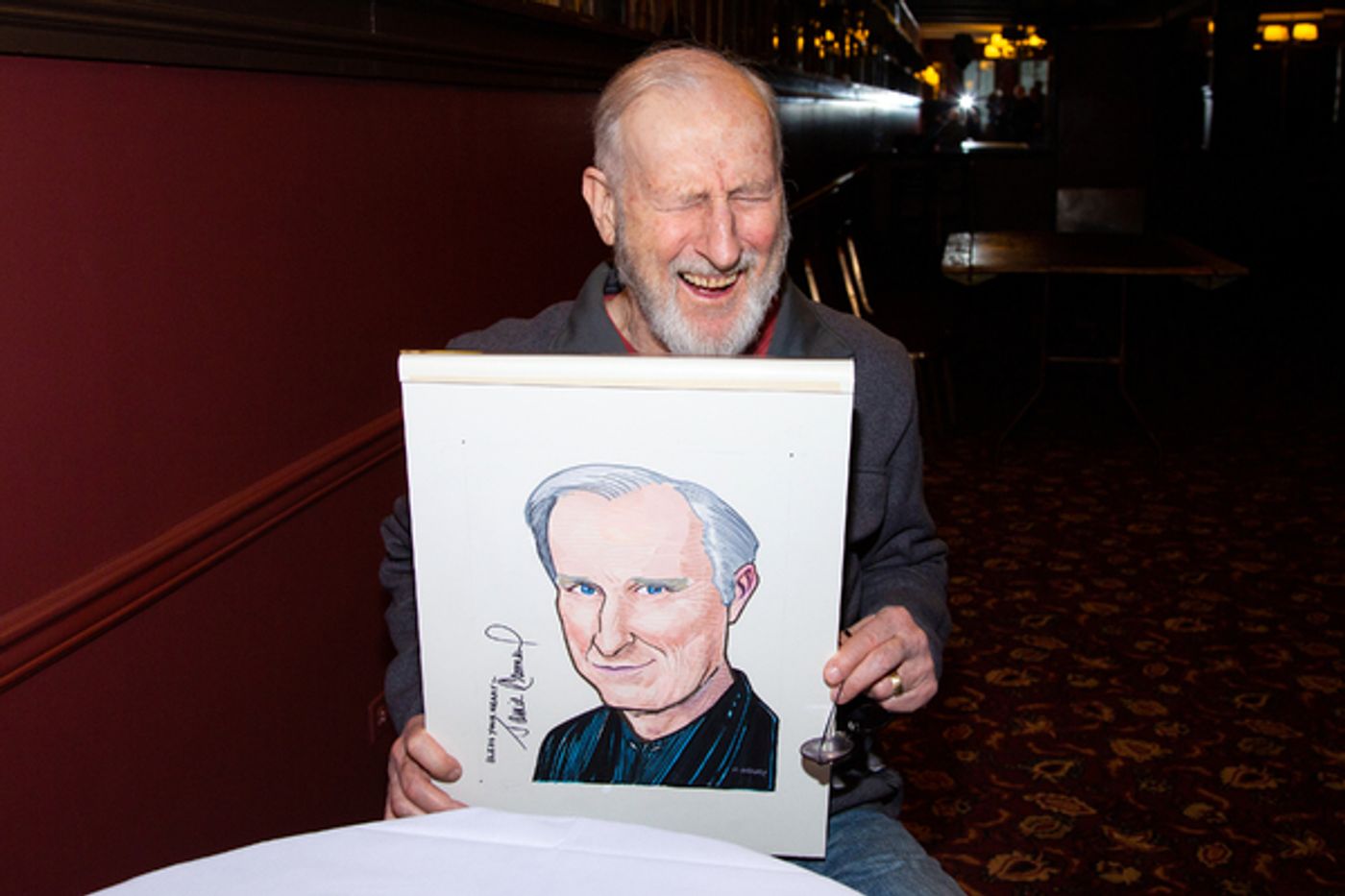 Photo Coverage: James Cromwell Receives Portrait at Sardi's  Image