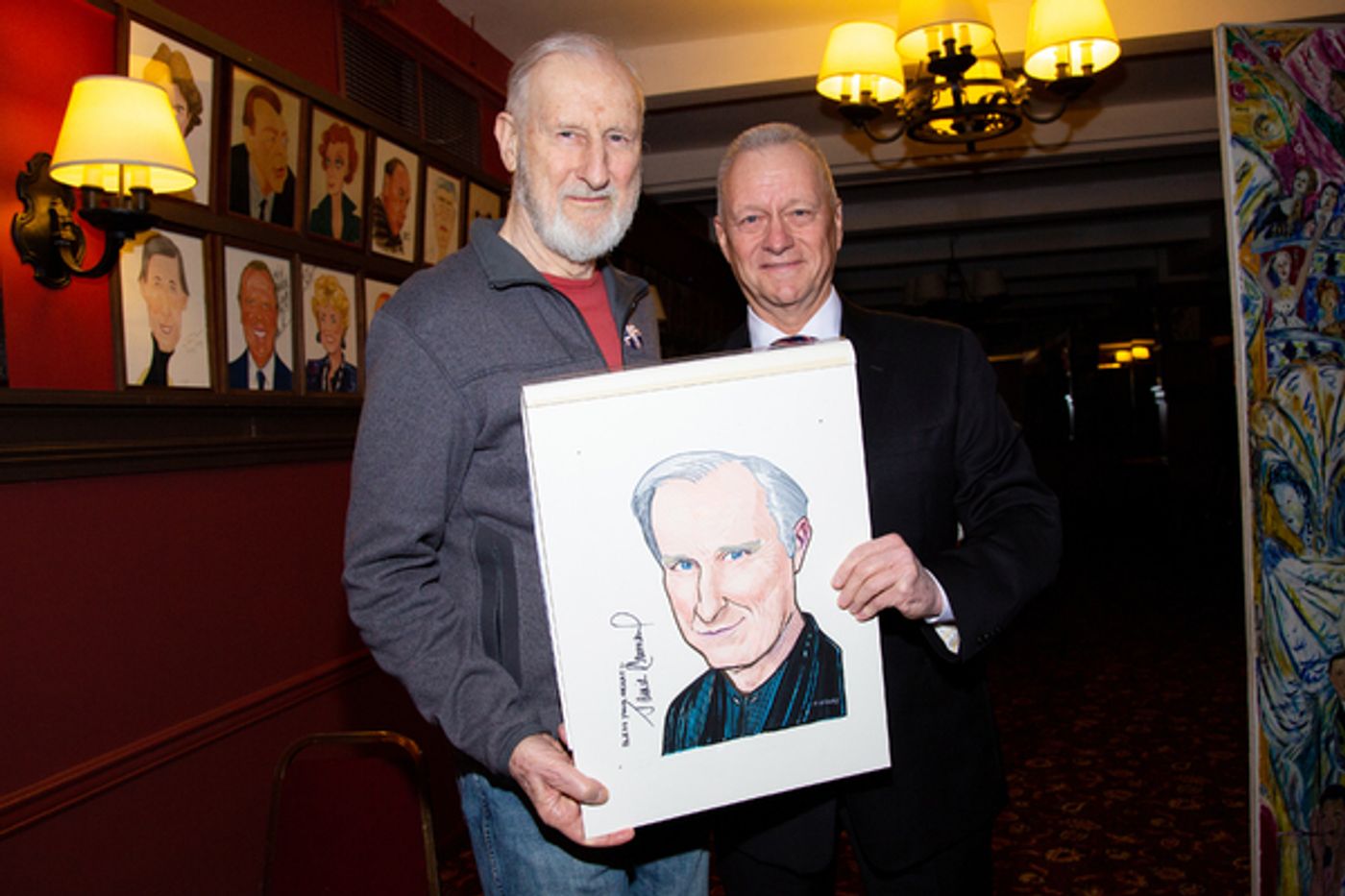 Photo Coverage: James Cromwell Receives Portrait at Sardi's Photo Coverage: James Cromwell Receives Portrait at Sardi's Image