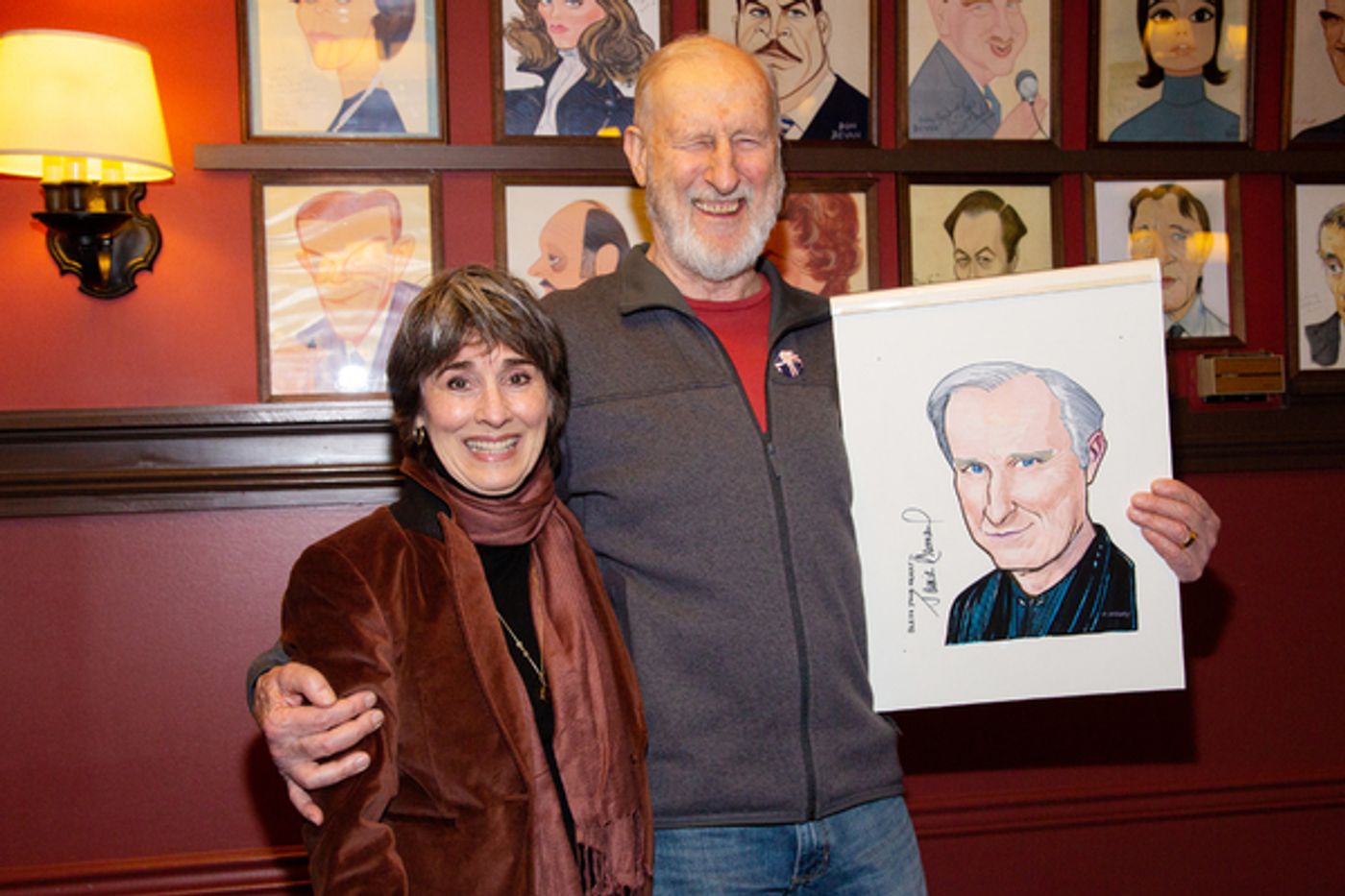 Photo Coverage: James Cromwell Receives Portrait at Sardi's Photo Coverage: James Cromwell Receives Portrait at Sardi's Image