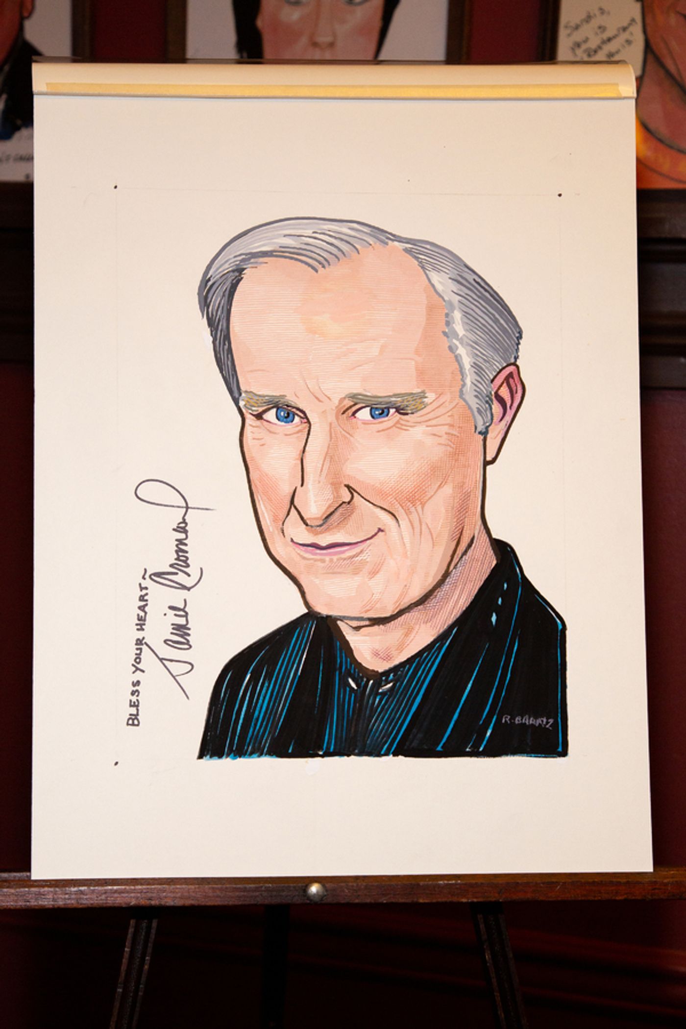 Photo Coverage: James Cromwell Receives Portrait at Sardi's Photo Coverage: James Cromwell Receives Portrait at Sardi's Image