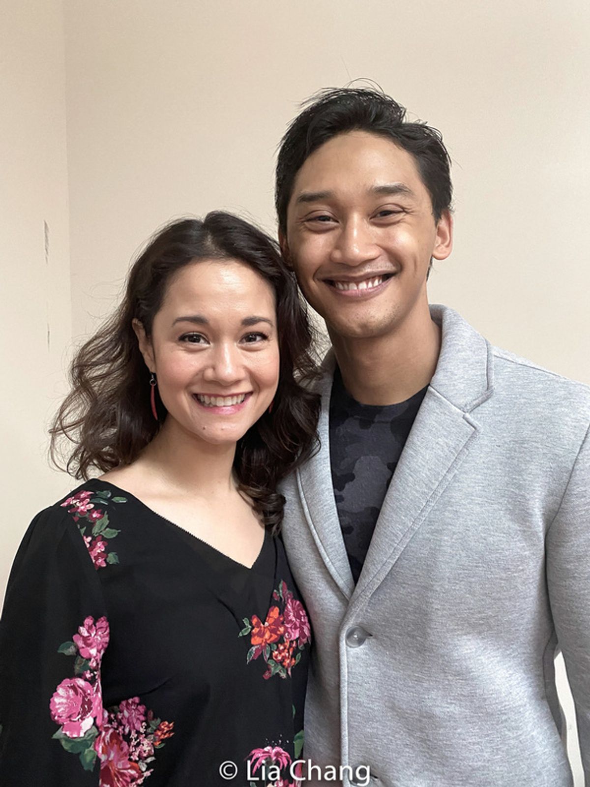 Ali Ewoldt (Ella), Josh Dela Cruz (Topher) at 