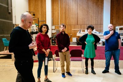 Ian Rickson, Mariam Haque, Christopher John-Slater, Crystal Condie and Daniel Fearn Photo