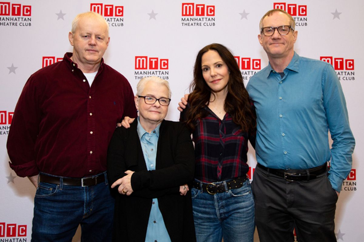 David Morse, Paula Vogel, Mary-Louise Parker, Mark Brokaw at 