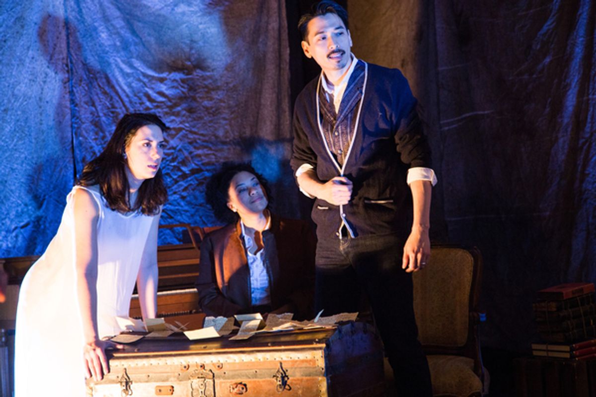 ) Lauren Demerath, Aziza Macklin and Huy Nguyen at 