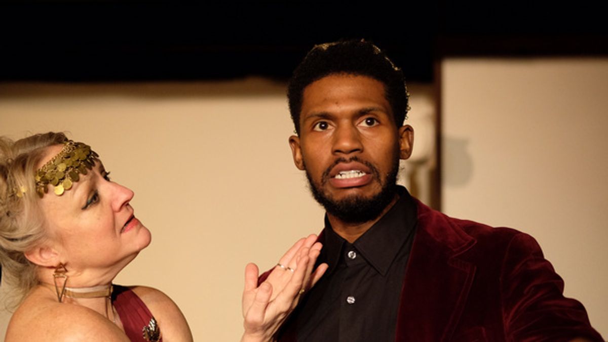 DeAngelo Kearns as Oedipus   Stephanie Brooke Taylor as Jocasta      Oedipus Tyrannus at the Hellenic Cultural Center in Astoria, Queens on February 29th at 7pm at 