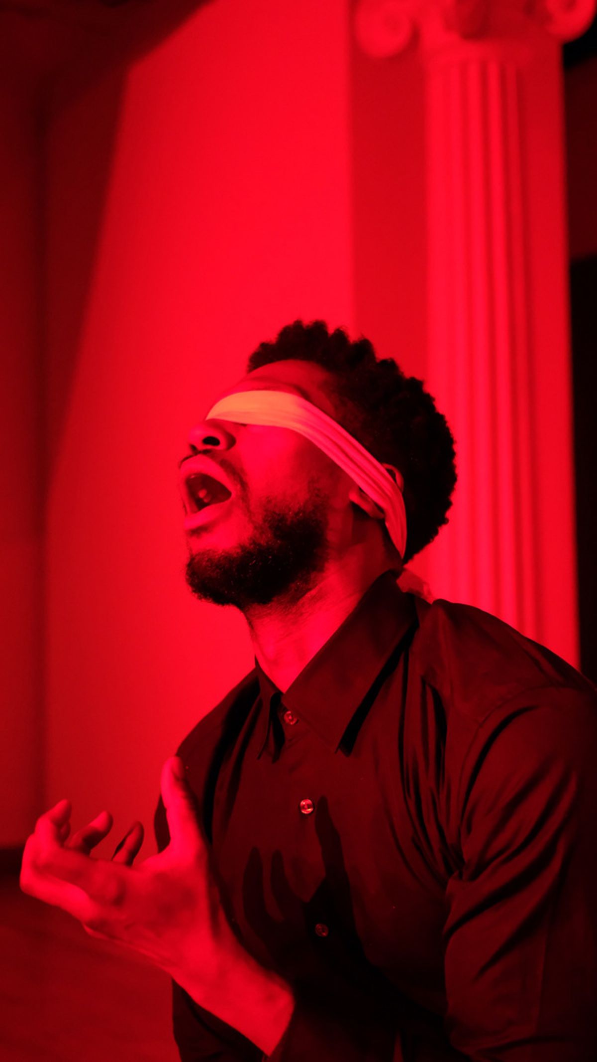 The tragedy of Oedipus    DeAngelo Kearns as Oedipus     Oedipus Tyrannus at the Hellenic Cultural Center in Astoria, Queens on February 29th at 7pm at 