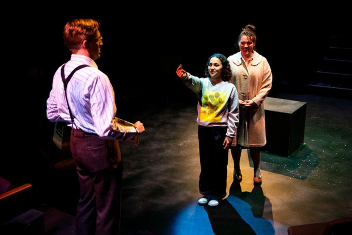 Nicholas Kier, Samantha Beam, and Amber Quick at 