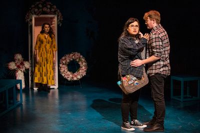 Dyllan Rodrigues-Miller, Karen Rodriguez and Harrison Weger Photo