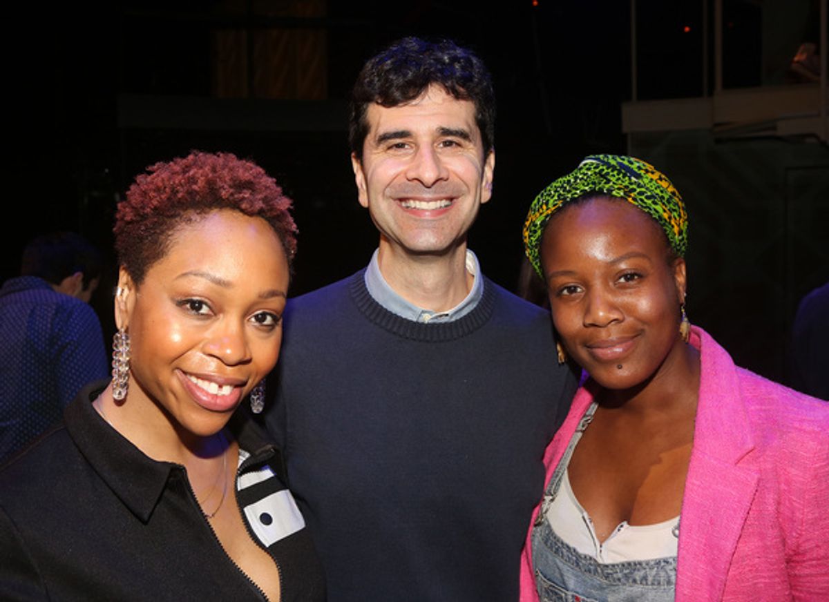 Tamika Lawrence, John Cariani and Anastacia McCleskey at 