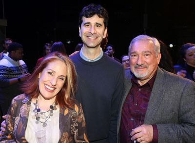 Joy Hermalyn,  John Cariani and Stuart Zagnit Photo