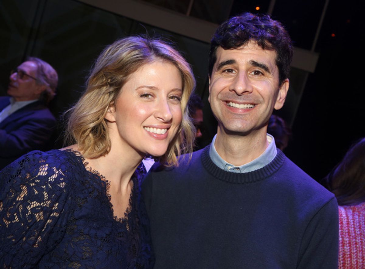 Caissie Levy and John Cariani  at 