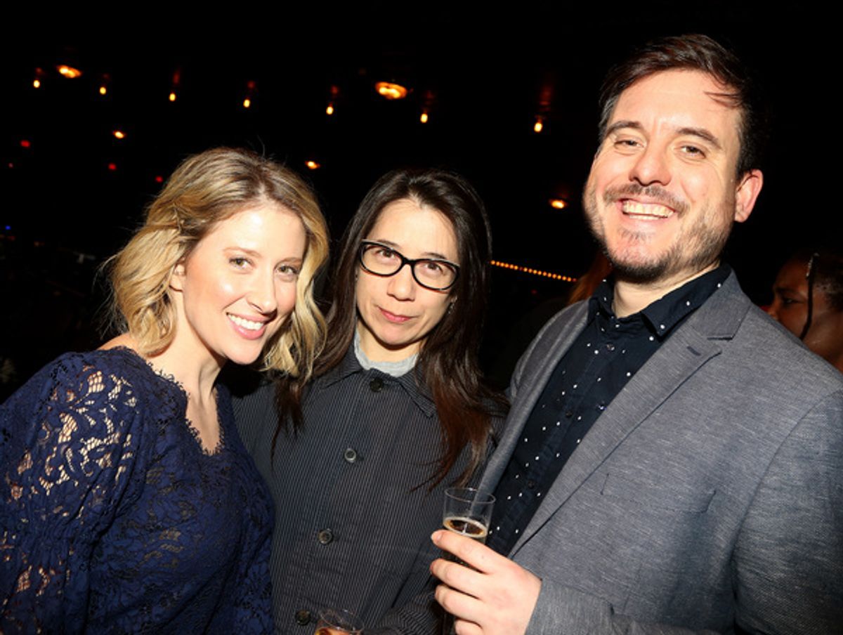 Caissie Levy, Ann Yee and Michael Longhurst  at 