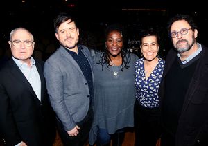 Todd Haimes, Michael Longhurst, Sharon D. Clarke, Jeanine Tesori and Tony Kushner @ BroadwayWorld Todd Haimes, Michael Longhurst, Sharon D. Clarke, Jeanine Tesori and Tony Kushner Photo