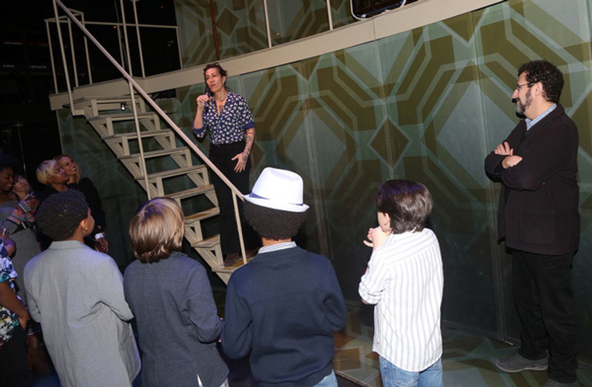  Jeanine Tesori and Tony Kushner  at 