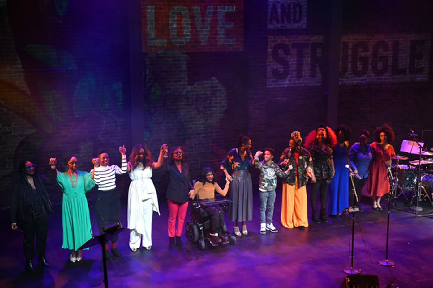 Photo Flash: Amber Tamblyn, Gloria Steinem, Sarah Jones and More at Audible Theater's IN LOVE AND STRUGGLE  Image