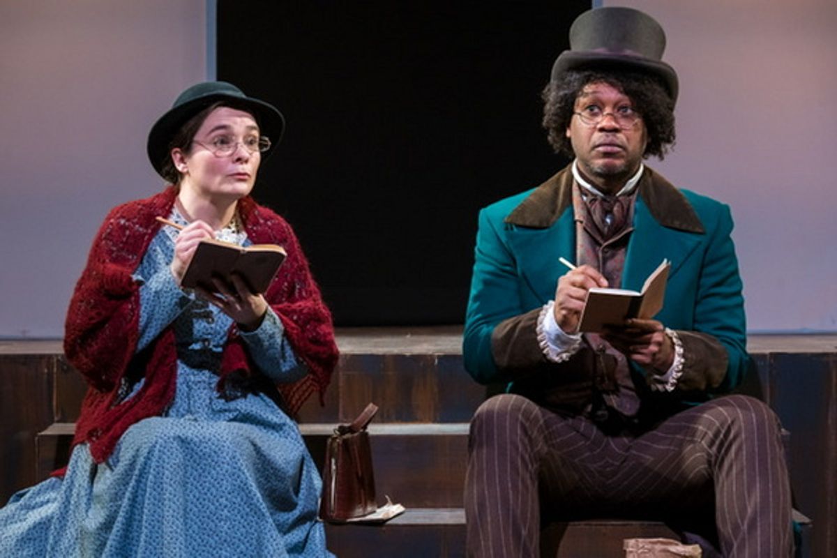 Charlotte Northeast and Steven Wright at 