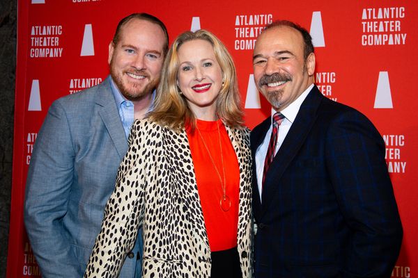 Darren Goldstein, Katie Finneran, Danny Burstein Photo