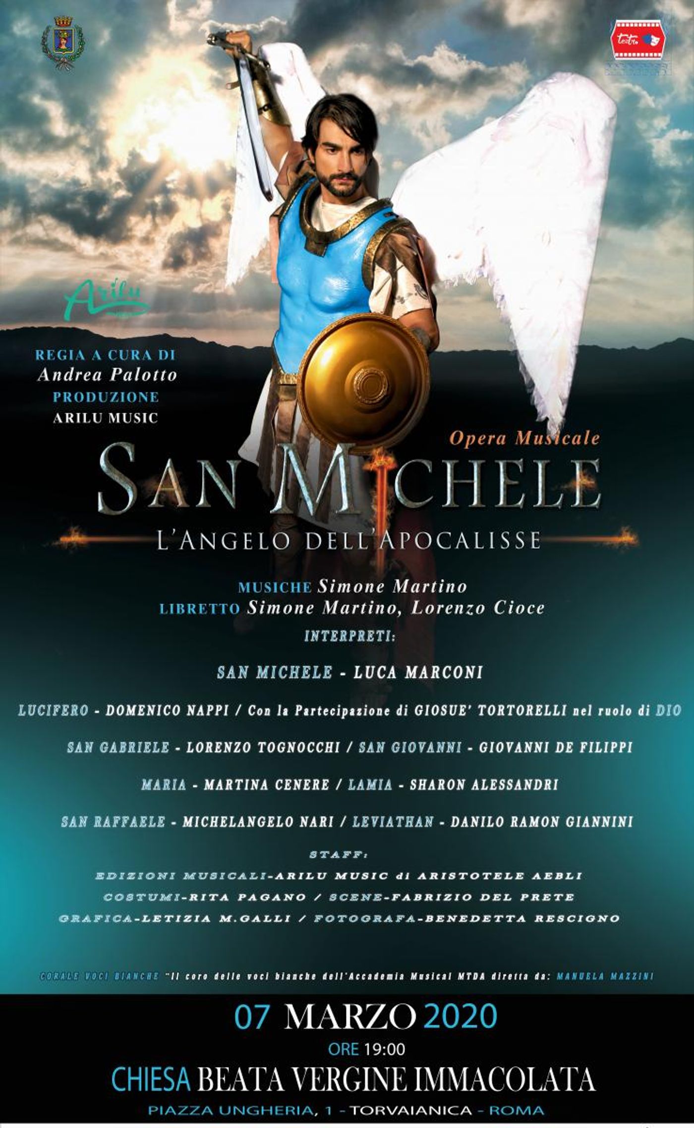 SAN MICHELE E L'ANGELO DELL'APOCALISSE alla Chiesa Beata Vergine Immacolata di TORVAIANICA - COMUNICATO STAMPA SAN MICHELE E L'ANGELO DELL'APOCALISSE alla Chiesa Beata Vergine Immacolata di TORVAIANICA - COMUNICATO STAMPA Image