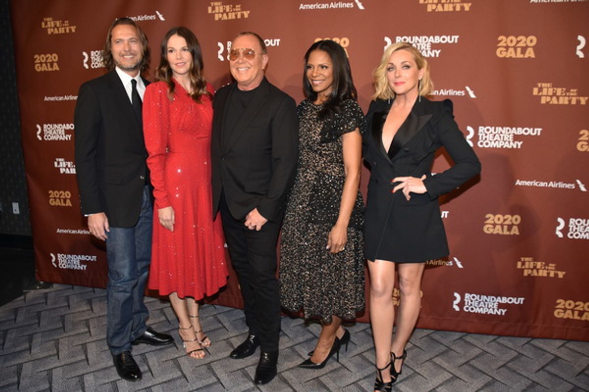 Lance Le Pere, Sutton Foster, Michael Kors, Audra McDonald and Jane Krakowski at 