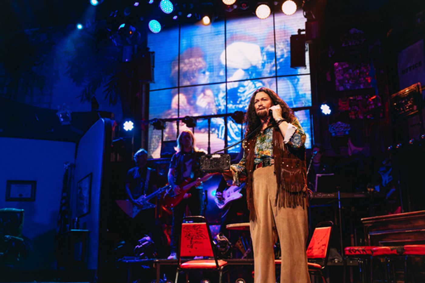 Photo Flash: First Look at Dot-Marie Jones as Dennis Dupree in ROCK OF AGES  Image